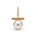 حلق لؤلؤ مطلي ذهب | Gold Pearl Earrings